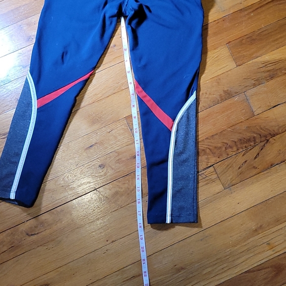 Soulcycle spell out grau blue cropped leggings xs - Picture 9 of 13